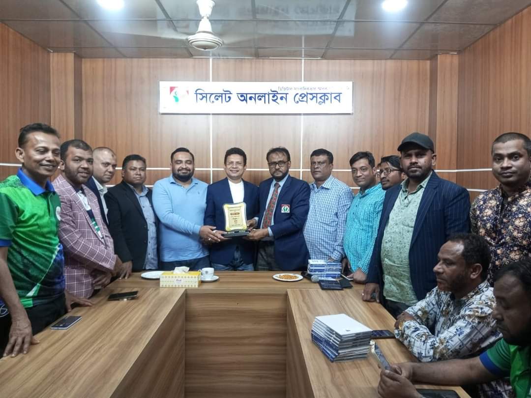 সিলেট অনলাইন প্রেসক্লাব পরিদর্শনে কক্সবাজার অনলাইন প্রেসক্লাব