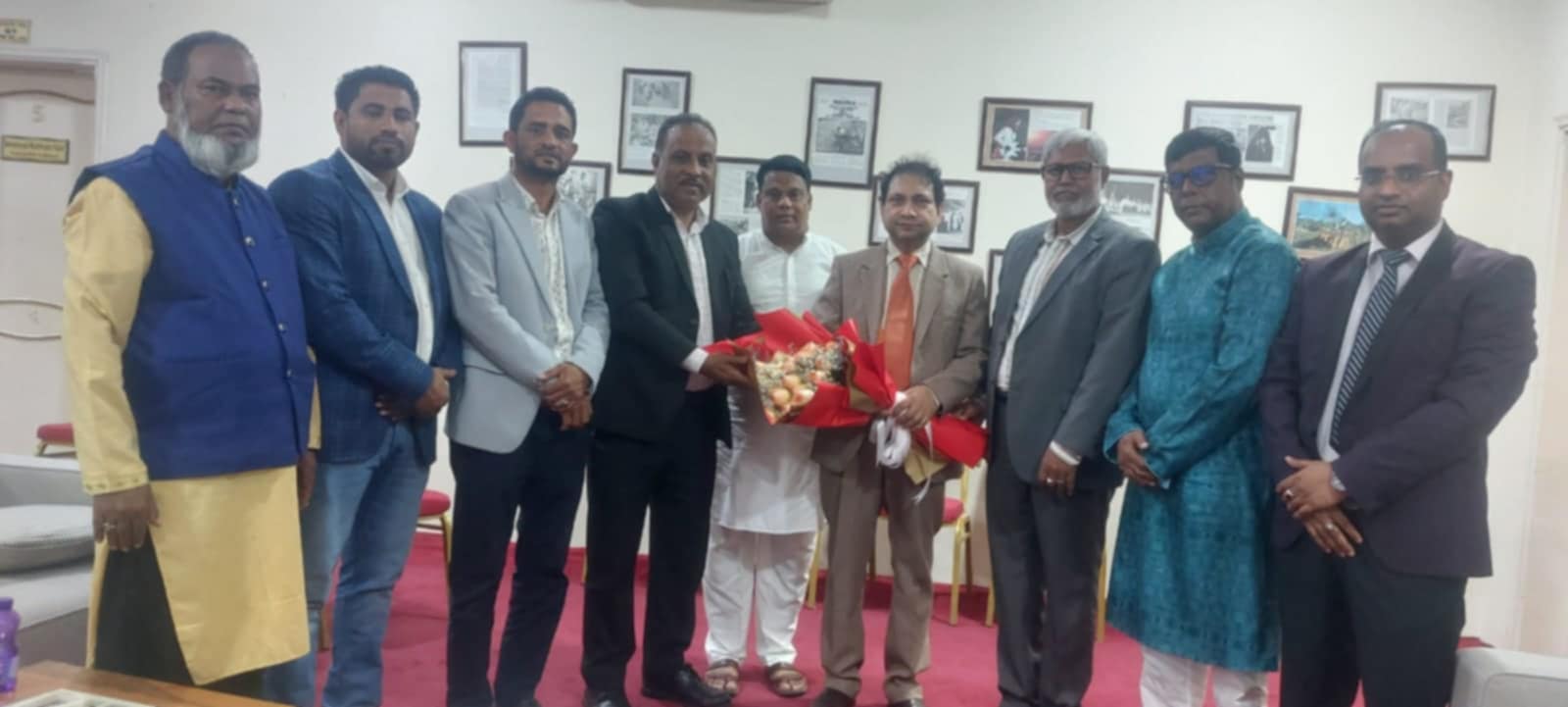 কাতার বাংলাদেশী রাষ্ট্রদূতের সাথে জালালাবাদ এসোসিয়েশন কর্মকর্তাদের সৌজন্য সাক্ষাৎ