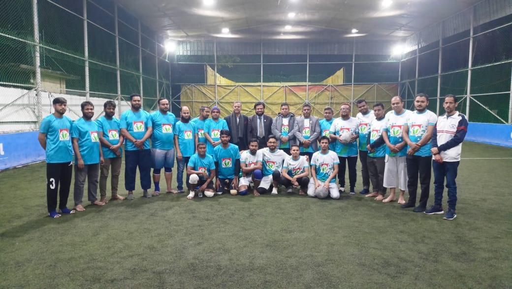 সিলেট অনলাইন প্রেসক্লাবের প্রীতি ফুটবল ম্যাচ সম্পন্ন